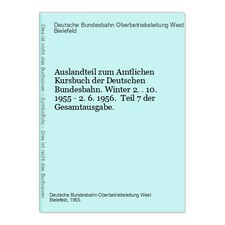 Auslandteil zum Amtlichen