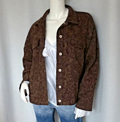 Boho oversized jeansjacke dark - oversized,