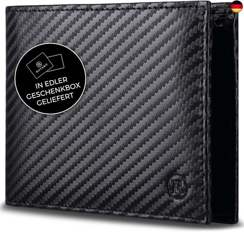 Leder geldbörse herren mit - geldbörse,