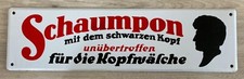 Schwarzkopf Werbe Schild | Sammlerstücke | 50x14 cm