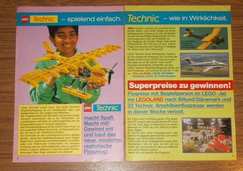 Seltene werbung lego technic - werbung,