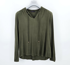 M&S Damen Bluse Blusenshirt Langarmshirt aus Viskose in Gr. 40