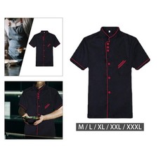 Unisex Kochuniform Bequeme Kochjacke Kleidung für die Gastronomieküche