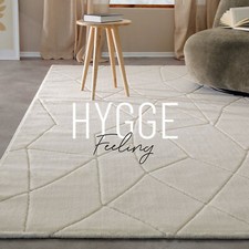 Teppich Kurzflor grau beige