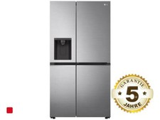 LG GSJV71PZTE Side-by-Side Kühl-Gefrierkombination Platinum Silver