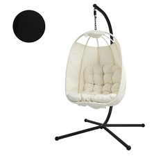 Hängesessel mit Gestell klappbar Hängestuhl Hängesitz Hängekorb NELLY 