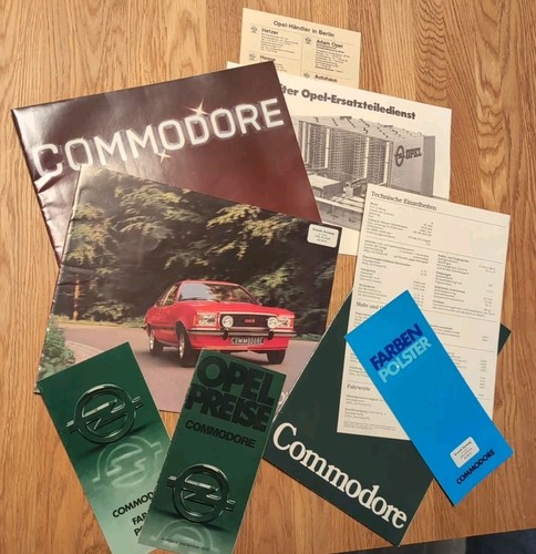 Opel commodore konvolut - opel,
