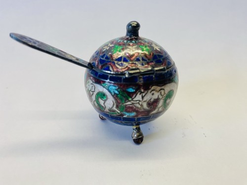 Indien cloisonné silber - silber, &