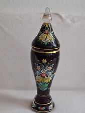 Antiker hoher Glas Deckel