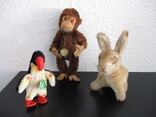 3 Stück alte Teddy Hermann Plüschtiere