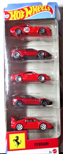 Hot wheels ferrari - wheels, 5-pack