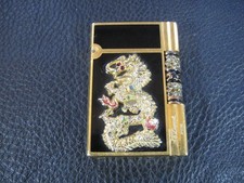 S.T Dupont Feuerzeug China Lack L2 Gatsby Drachen Komplett Überholt Garantie