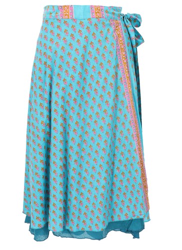 Langer boho wickelrock - boho,