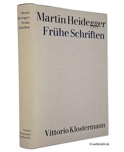 Martin heidegger frühe - heidegger:,