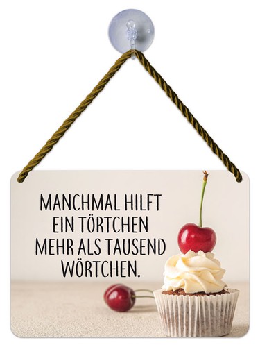 Kulthänger blechschild - blechschild,