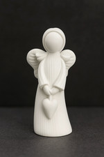 Deko Figur Schutzengel Weiß