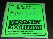 Verbeck H0  Best.Nr.:  7019/2