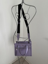 Lila DKNY Handtasche Leder mit
