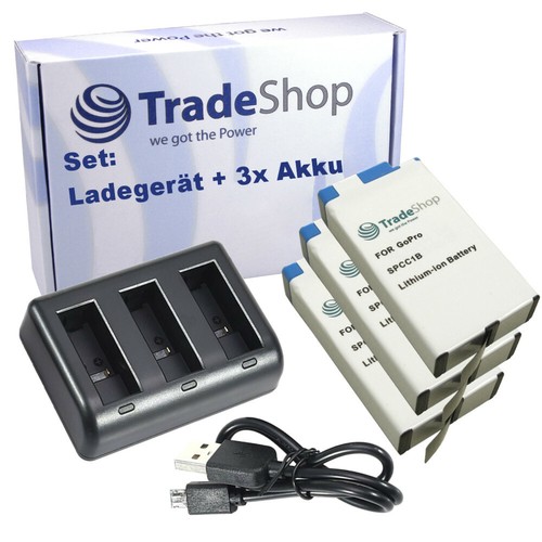 Fach ladegerät 3x 1650mah - ladegerät,