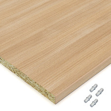 X57 Einlegeboden 19mm nach Maß - Zuschnitt Platte Holzbrett Regalfach Boden