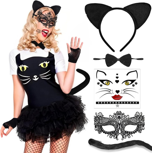 Katzenkostüm damen - katzenkostüm,