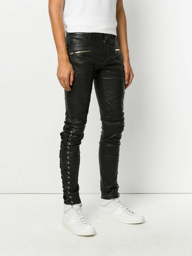 Herren schwarze lederhose 100 - herren,
