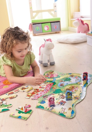 Riesenpuzzle ponyhof teile - ponyhof,, 24