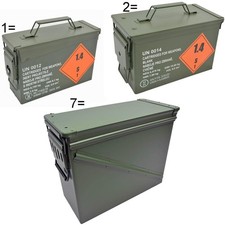 original, US Munitionskiste,  (M548), US Ammo Box, Metallkiste Nato Lagerbestand
