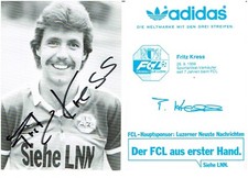 Fritz Kress    AK FC Luzern /ehem. Bayern München mit original Unterschrift 