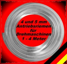 4 mm und 5 mm, belt for lathe, Antriebsriemen, Uhrmacherdrehbank, Emco Unimat