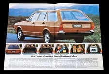 VW VOLKSWAGEN PASSAT B1 Limousine Variant Prospekt Brochure 1978 AU