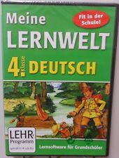 Deutsch Software Schule 4. Klasse PC MAC CD-ROM Lernwelt Lernen Nachhilfe T456