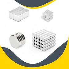 Starke Neodym Super Scheiben Magnete - Größe und Stückzahl wählbar - Echte N52