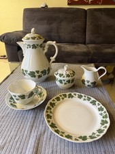 Hutschenreuther Weinlaub Kaffee Service für 6 Personen 