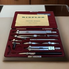 RIEFLER | T 27 | PRÄZISIONS ZIRKELKASTEN | REISSZEUG | ⭕️ s. BILDER u. INFO