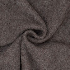 Walkloden meliert braun Mantel