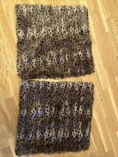 2 x Kunstpelzkissen 50x50 Cm Fellimitat Leopard TOP Qualität Fellimitat