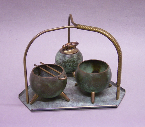 Vintage raucherset patiniertes - vintage,