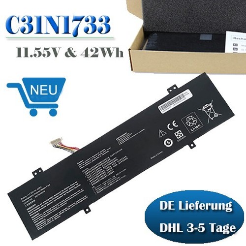 C31n1733 akku für asus - akku,