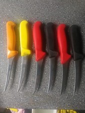 6 Stück Sehr Gute Gebraucht Kleine Metzger Messer swibo f dick victorinox.. 