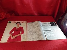 Alte Mode Zeitschrift Neuer Schnitt Schnittmuster Dezember 1959 Schnittbogen4756