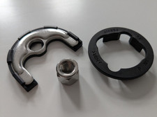 Hansgrohe Grohe Schaftbefestigung Neu 3-teilig Zubehör Ersatzteile 