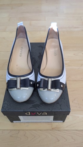 Dyva ballerina grau weiß - ballerina,