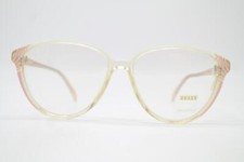Vintage Brille Zeiss 2180 Transparent Pink Oval Brillengestell eyeglasses