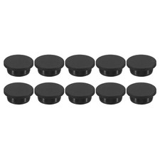 Silikon Gummi Lochstopfen 28.5mm Durchmesser für 27-28mm Loch Schwarz 10Stk