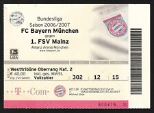 Ticket | 2006/07 | Bayern München - FSV Mainz 05 | Bundesliga
