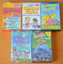 5 Musikkassetten KINDER-DISCO Hitparade etc (Europa) Fun Kids Cassette MC Cover