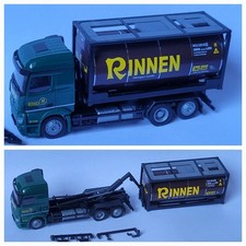 Actros StSp. 2.3 Rinnen Moers 20 FT Chemie Container auf Abrollflat Spezial LKW