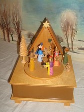 alte spieldose Christi Geburt
