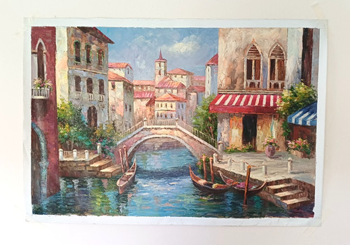 Großes ölgemälde venedig - großes,